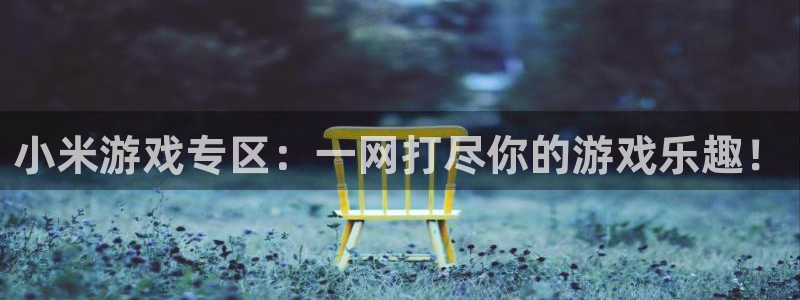 鼎点娱乐平台注册：小米游戏专区：一网打尽你的游戏乐趣！