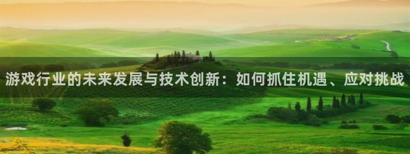 鼎点娱乐怎么注册：游戏行业的未来发展与技术创新：如何抓住机遇